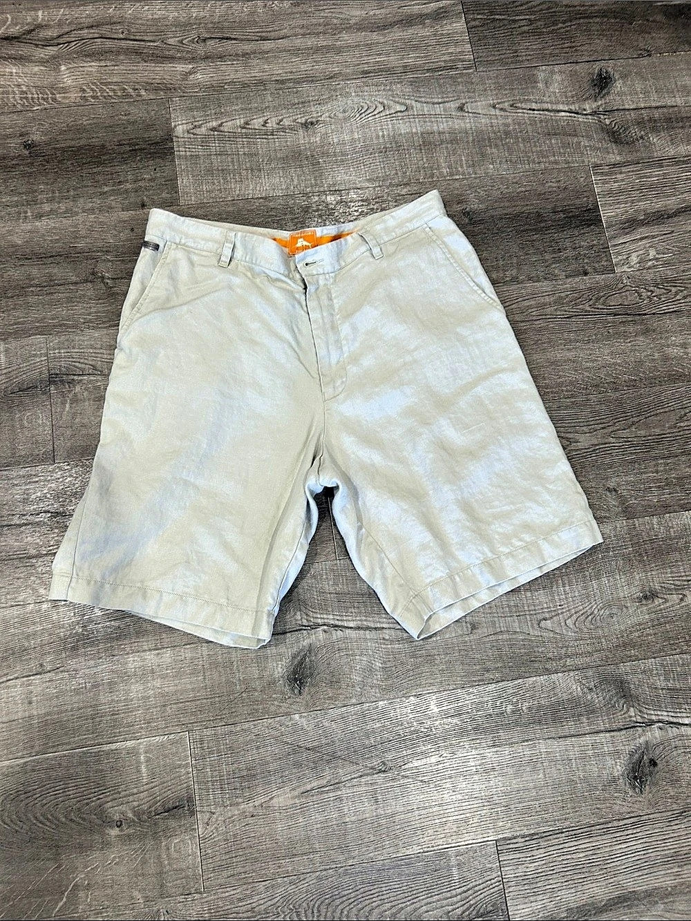 Tommy Bahama Beach Coast Linen-Blend Flat-Front Shorts Waist 36